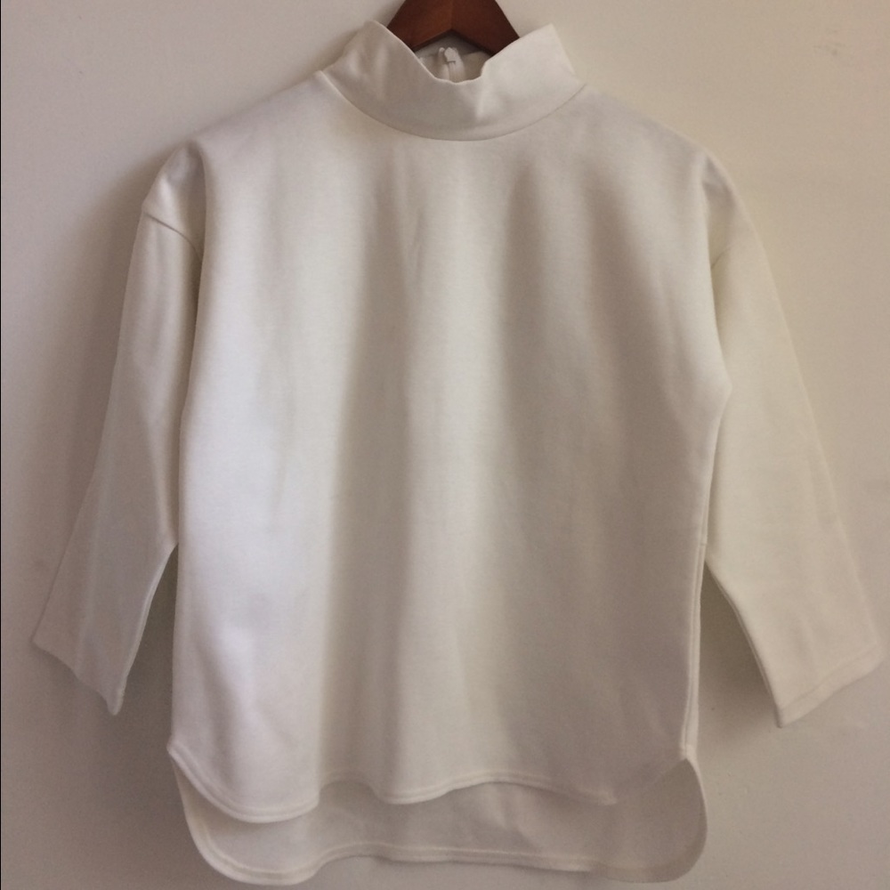 Madewell Mockneck Turtleneck  - Ivory NWT