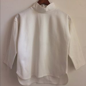 Madewell Mockneck Turtleneck  - Ivory NWT