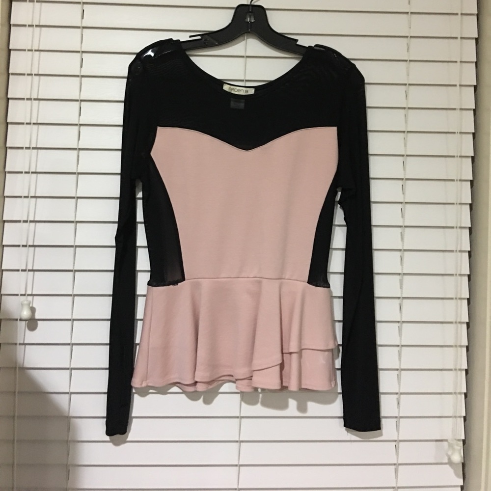 Arden b peplum top