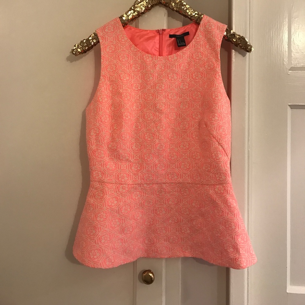 NWT Forever 21 peplum top