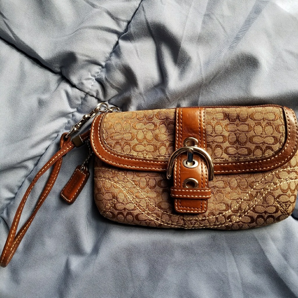 Authentic Coach Wristlet