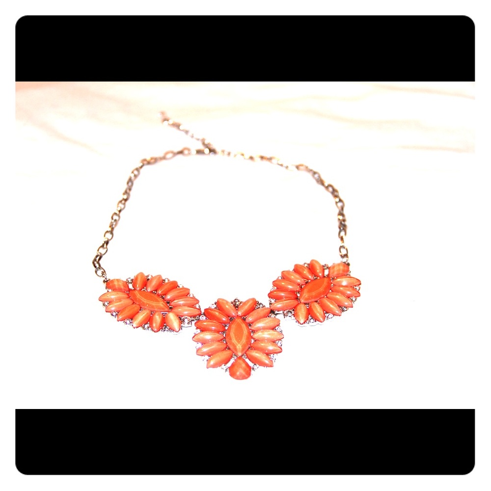Tangerine Statement Necklace