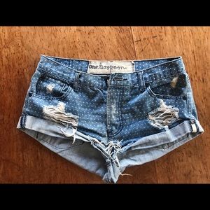 One Teaspoon jean shorts