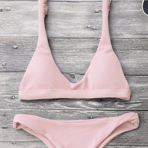 Pink Low Scoop Bikini