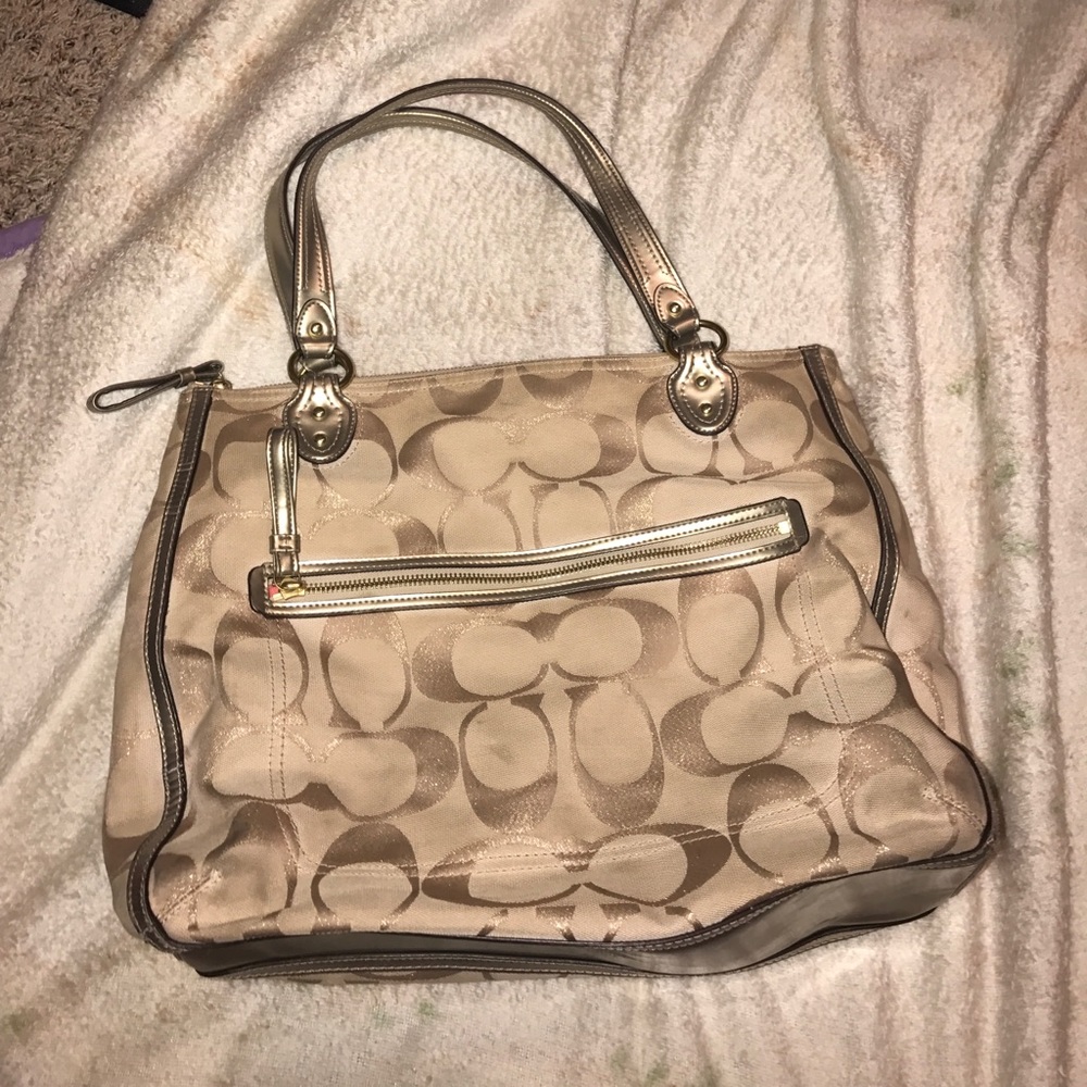 Coach tan Handbag