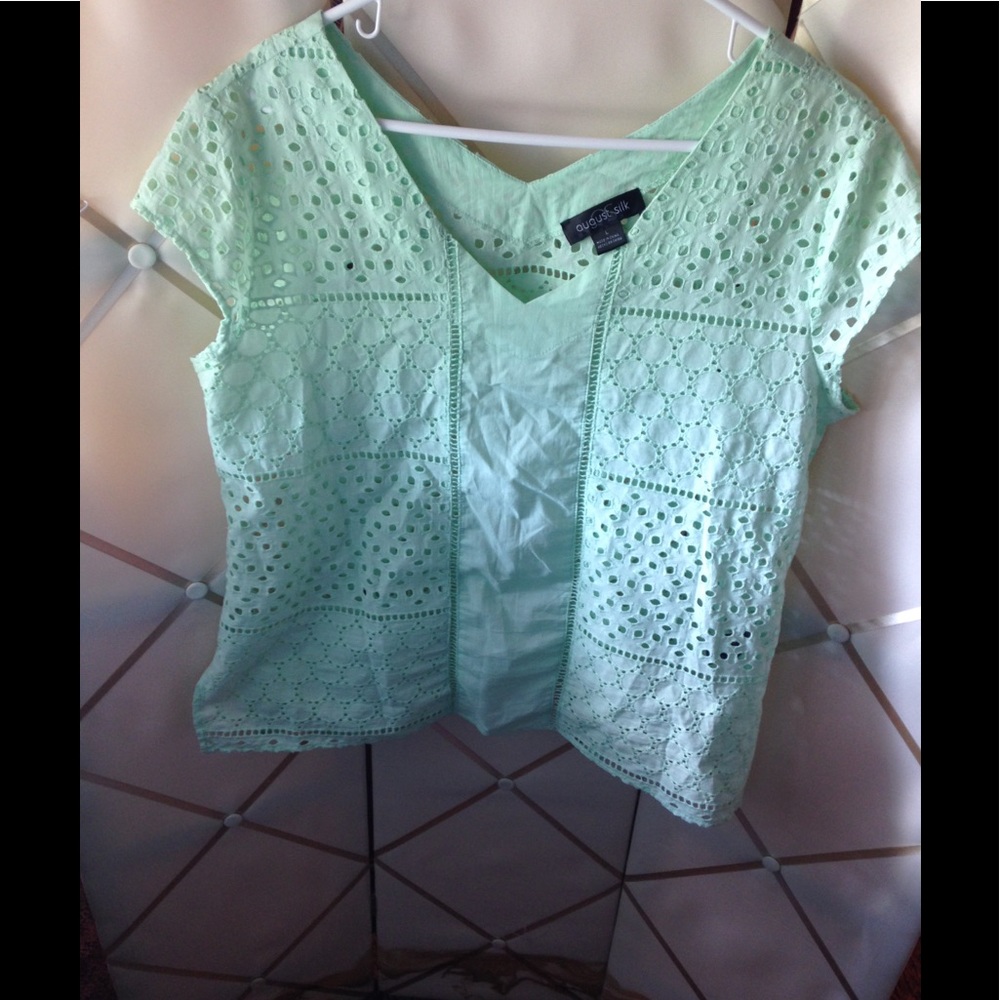 August silk top
