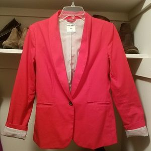 Red blazer