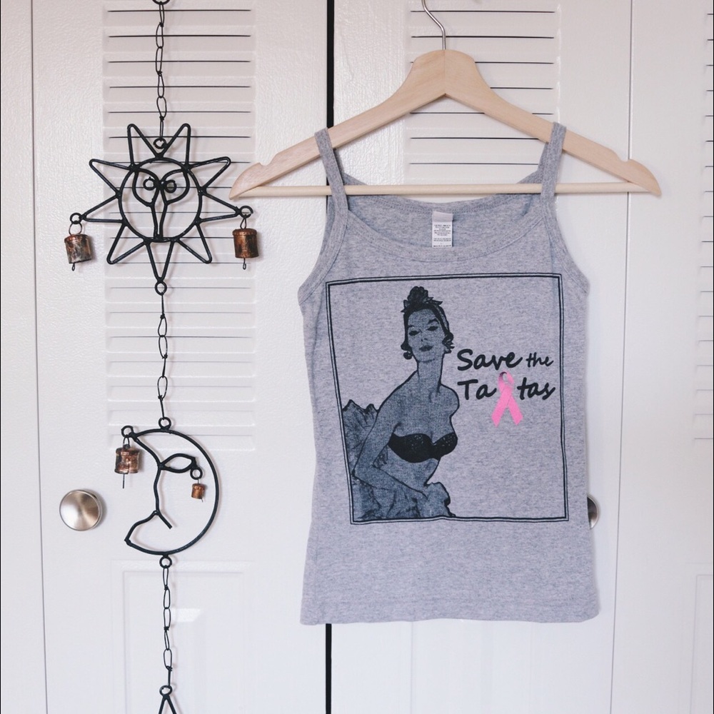 Classic *Save The Ta-tas* Tank - Sz Small