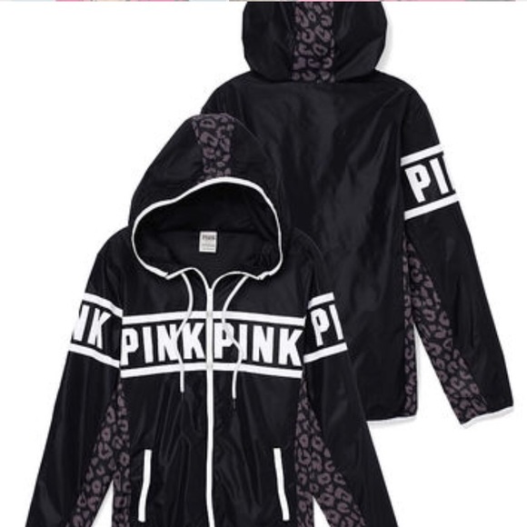 PINK Victoria's Secret Tops - Cheetah anorak
