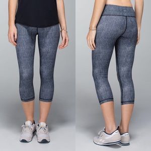 Lululemon Wunder Under Crop - Full On Luxtreme