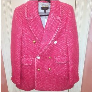 NWT J. Crew Pink Jacket Size 8