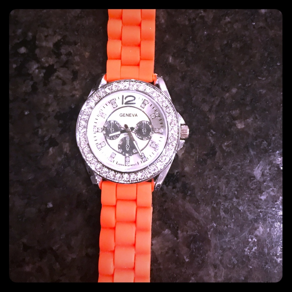 Geneva Orange Jelly watch ⌚️