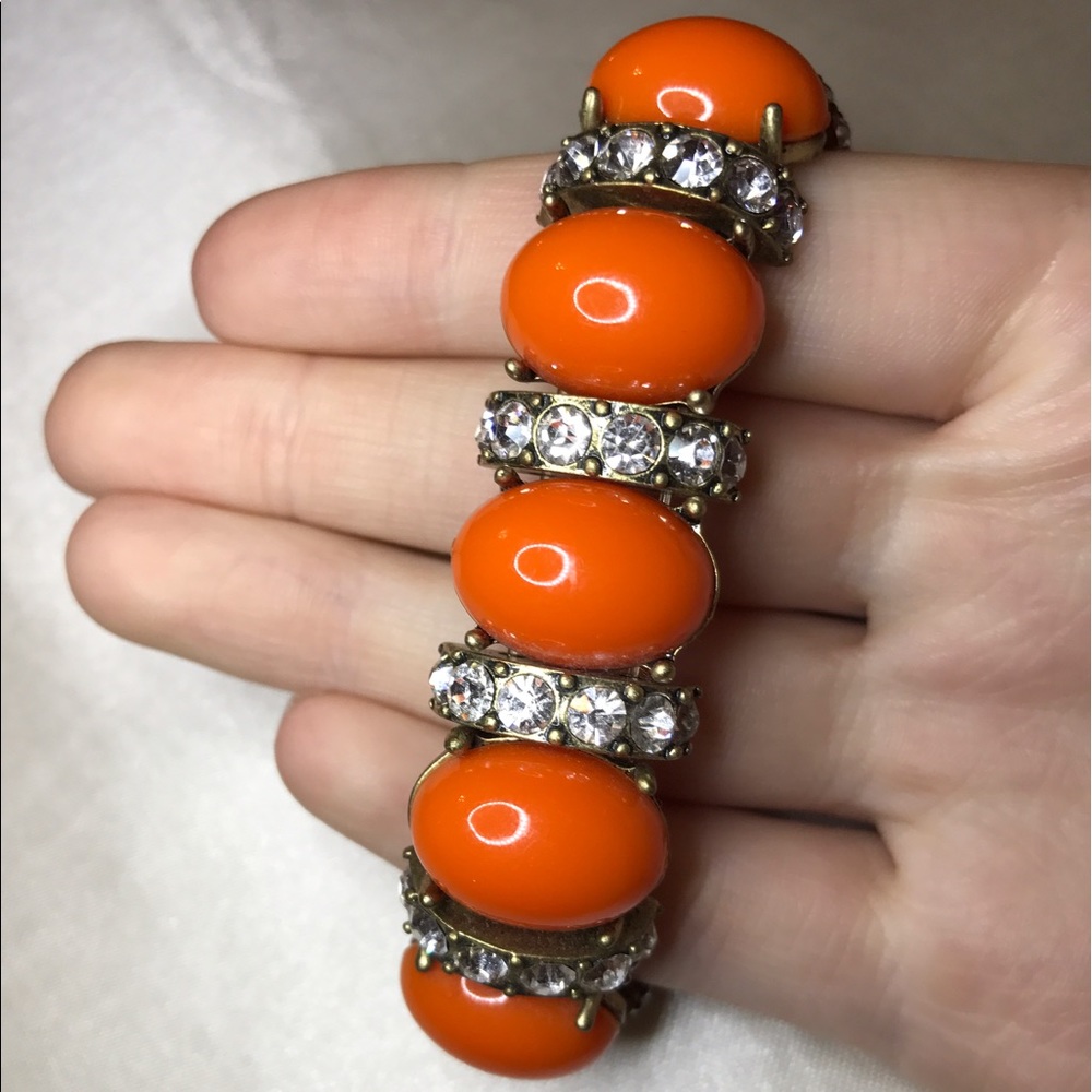 JCREW ORANGE STRETCH BRACELET