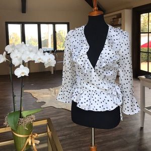 Seeing Stars wrap blouse