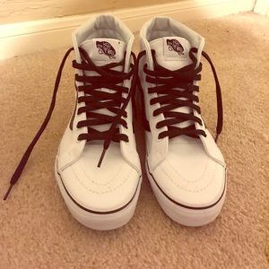 White Vans ankle Lace-Ups