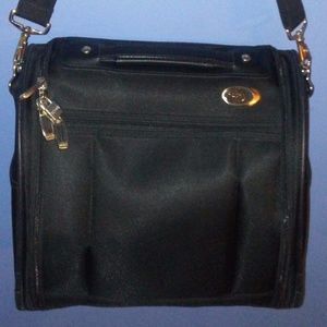 Ascot Travel Bag Canvas Train Case 80's Retro Bag