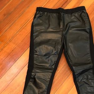 Trouve leather leggings