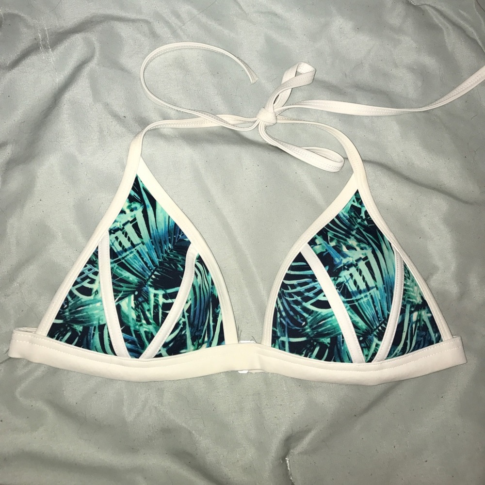PINK Push Up Triangle Bikini Top