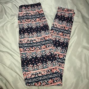 Red White and Blue leggings