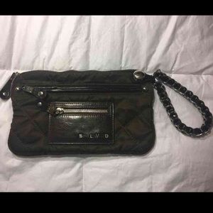 Brown Wristlet Clutch New