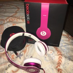 Pink beats by dr. dre