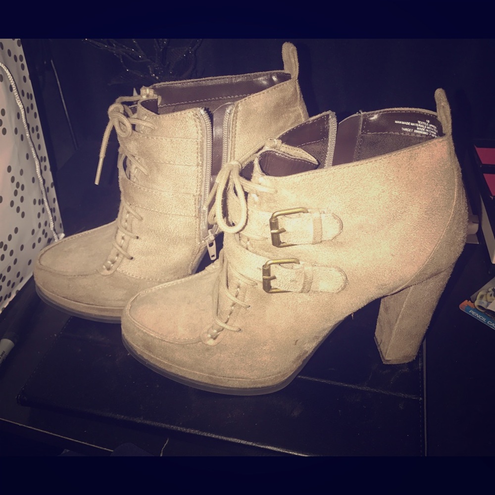 Tan Booties