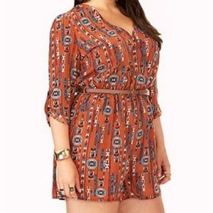 South bound surplice romper