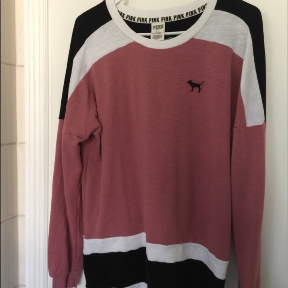 pink victoria's secret sweater size small