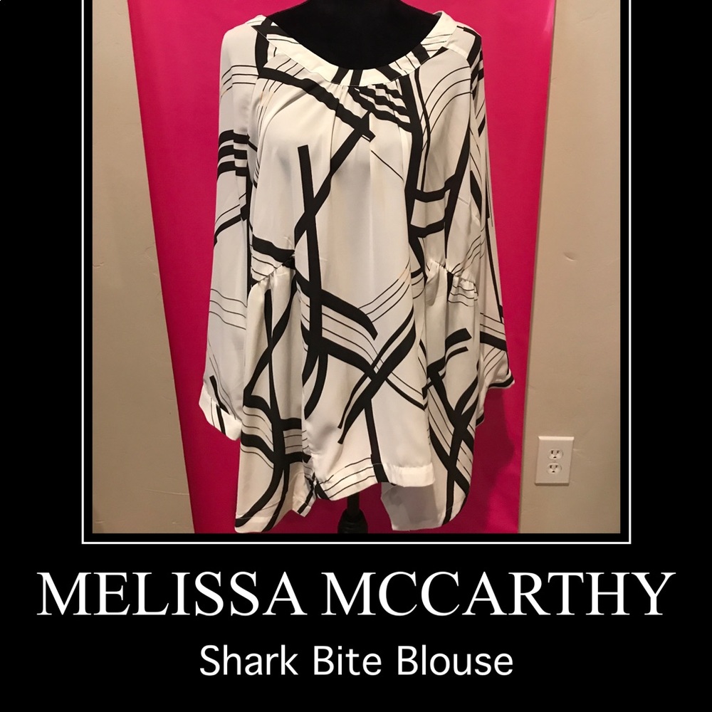 A shark bite top by Melissa McCarthy.