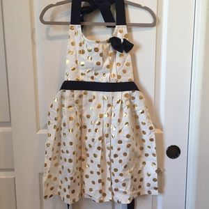 Anthropologie polka dot apron