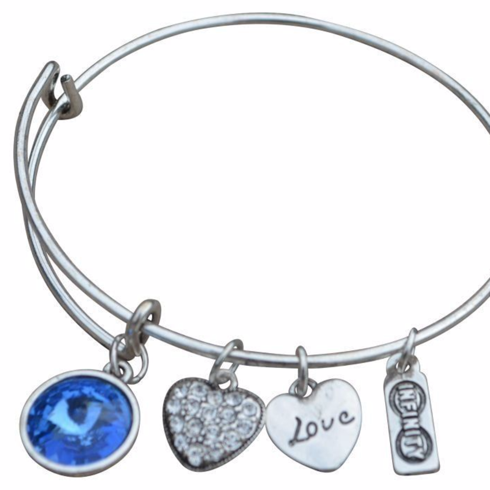 December Birthstone Bracelet, Birthstone Jewelry