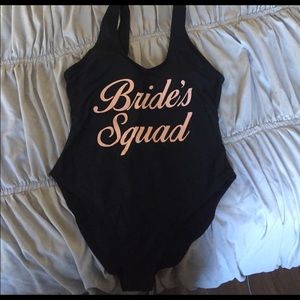 Bride Squad swimsuit