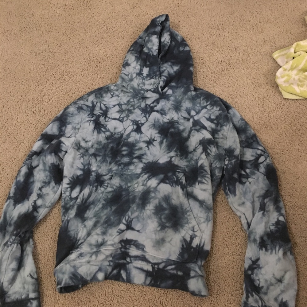 Urban Outfitters Cool Blue Tie Dye Hoodie