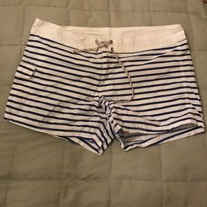 Striped board shorts