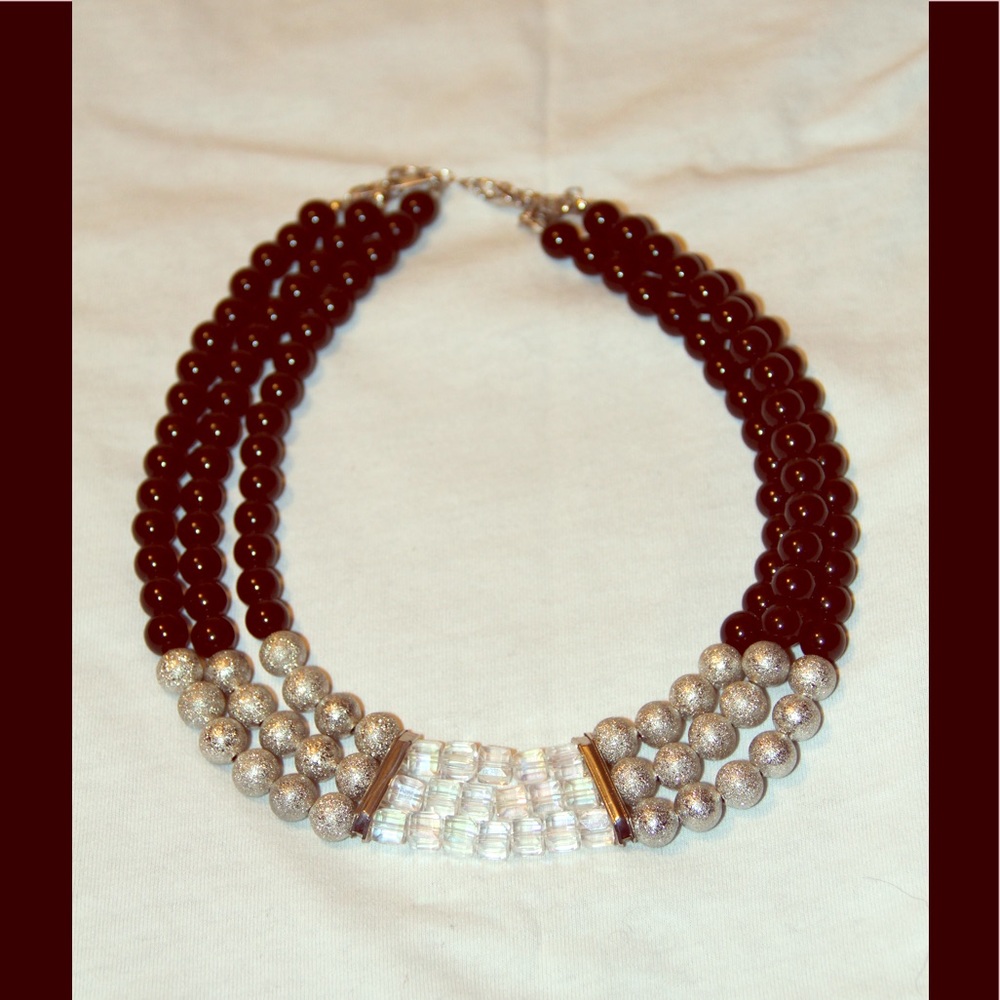 Beaded Statement Necklace