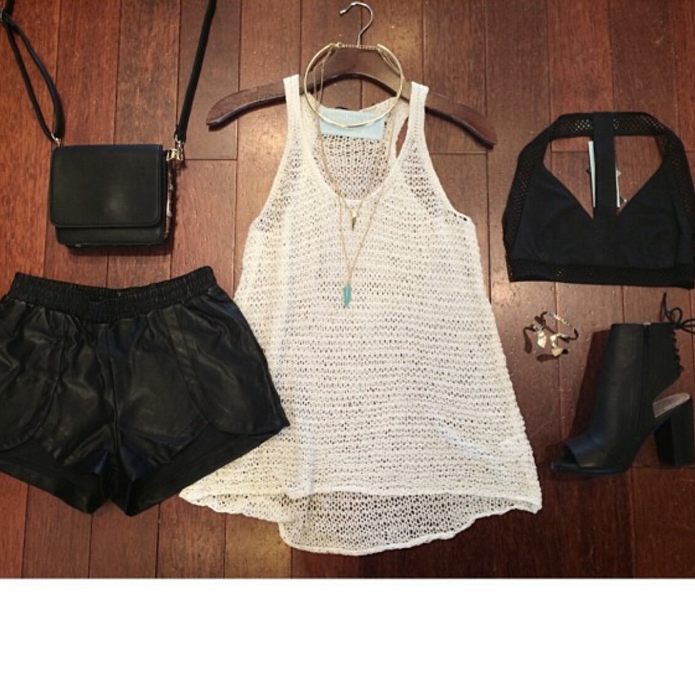 Gypsy Open Knit Tank