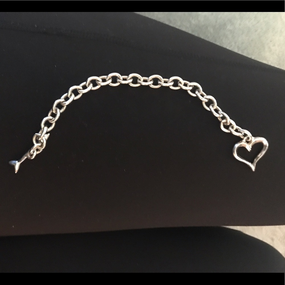 Silver Heart Toggle Bracelet!