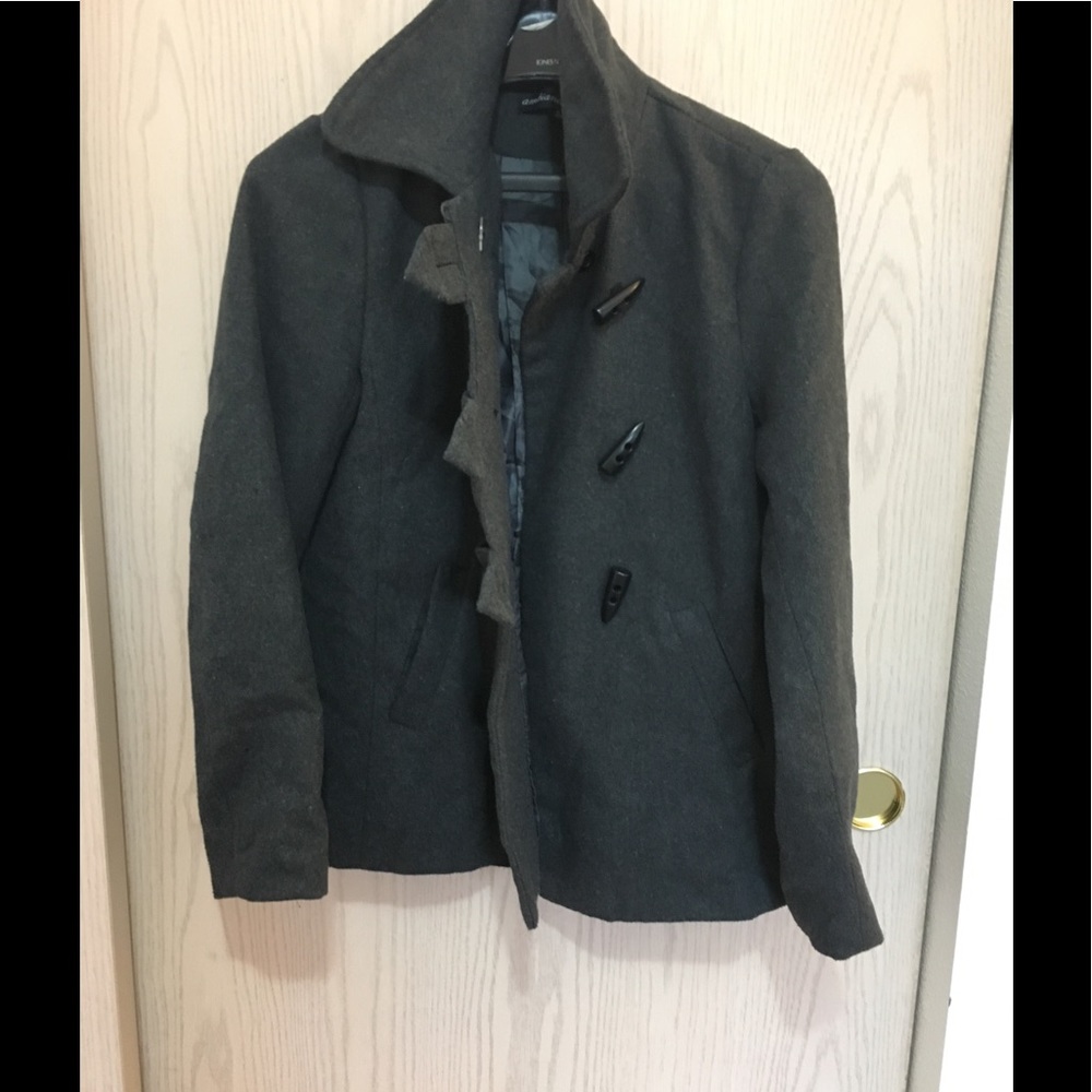 Classic wool Grey Peacoat