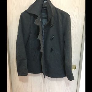Classic wool Grey Peacoat
