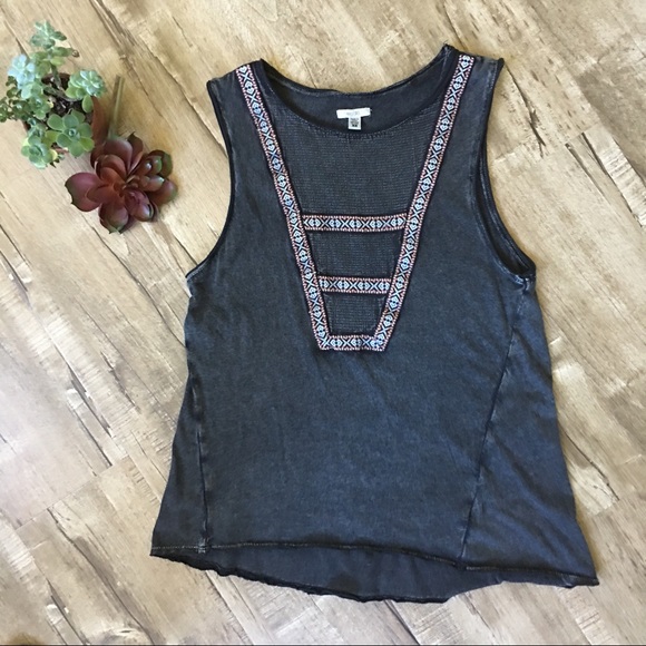 Ecote Urban Outfitters black & ethnic tank EUC - Picture 7 of 8
