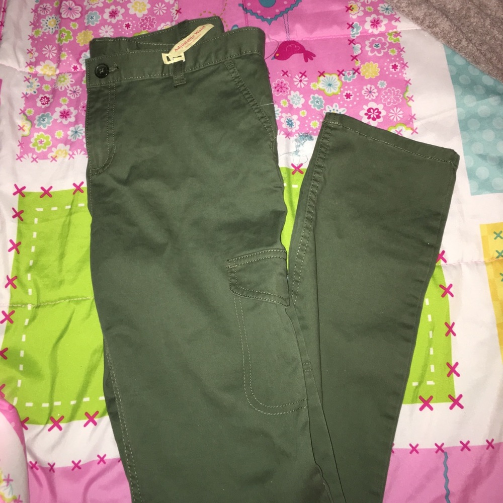 Green army pants