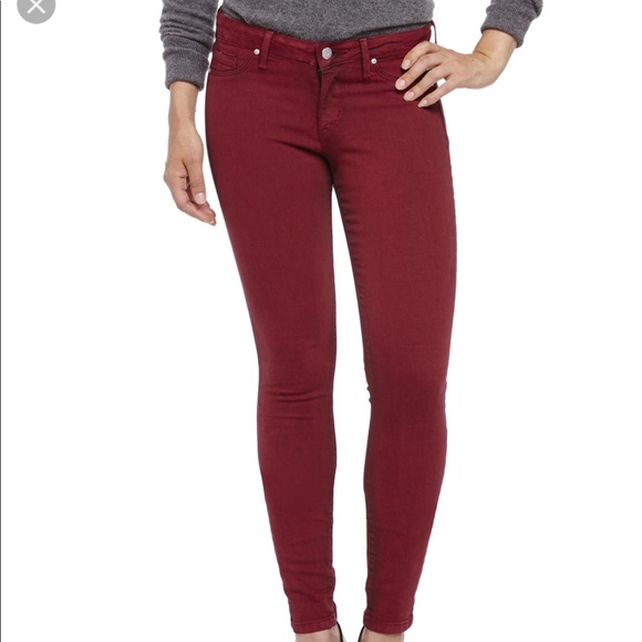 Jessica Simpson Denim - Jessica Simpson Kiss Me Super Skinny Red Jeans.