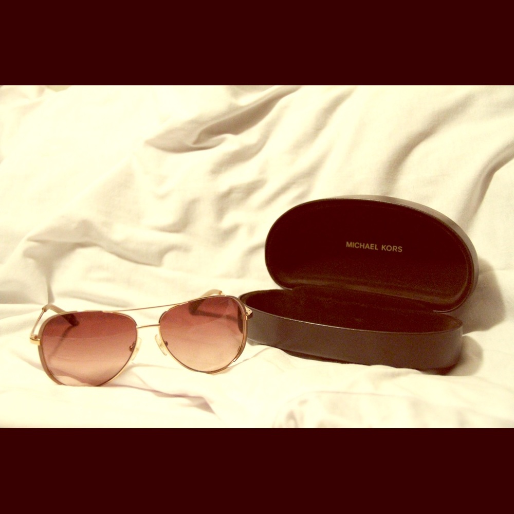 Michael Kors Aviator Sunglasses