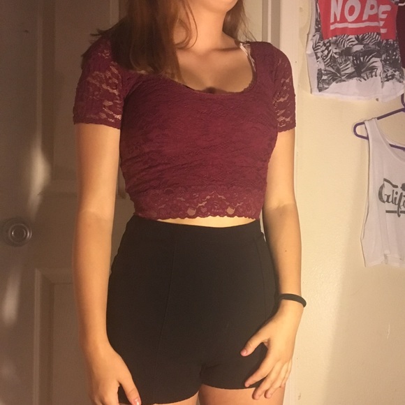 Red Crop Top - Picture 1 of 2
