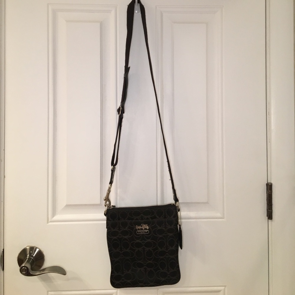 Black coach purse