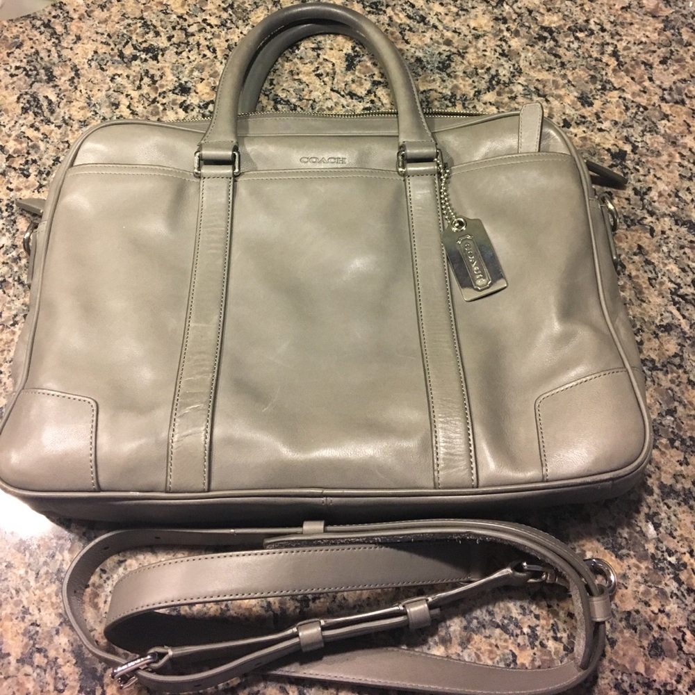 Coach Men's soft briefcase