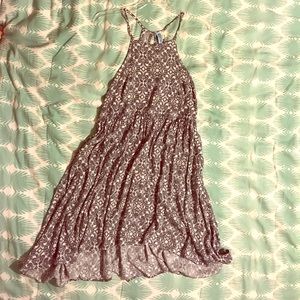 Black and White patterned Dress