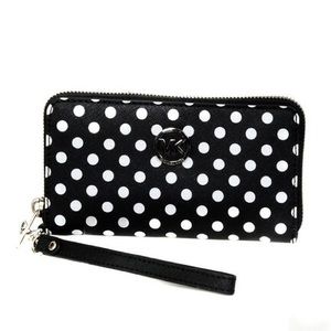 Michael Kors Polka Dot Wristlet