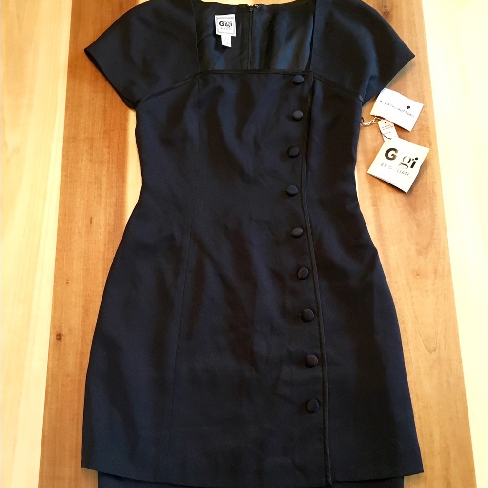 Vintage Designer GiGi by Gillian Black Dress