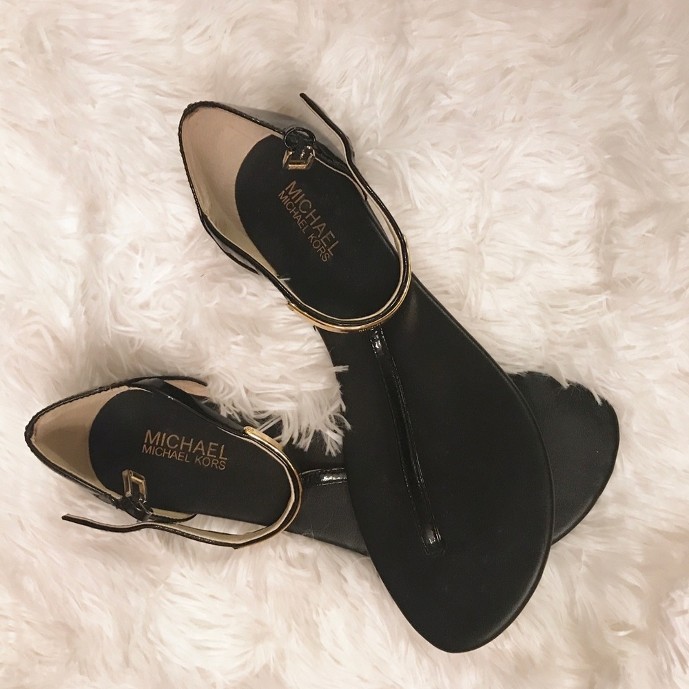 Michael Kors Thong T-Strap Sandals